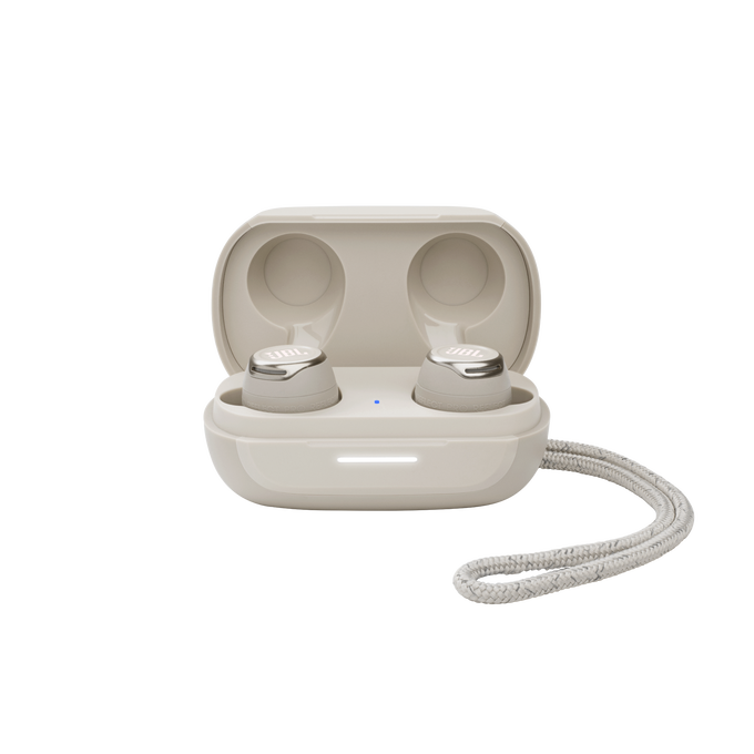 JBL Reflect Flow Pro - White - Waterproof true wireless Noise Cancelling active sport earbuds - Detailshot 2 image number null